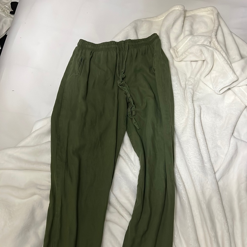Green Dressy Joggers